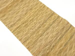 抽象波模様織出し名古屋帯